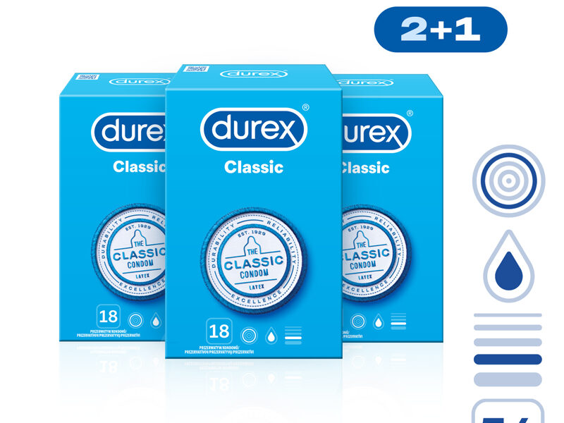 DUREX Classic pack 54 ks (2+1)
