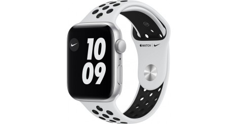 Apple Watch Nike SE GPS, 44mm, strieborná