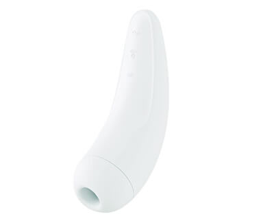 Satisfyer Vibrátor na stimuláciu klitorisu Curvy 2+ White