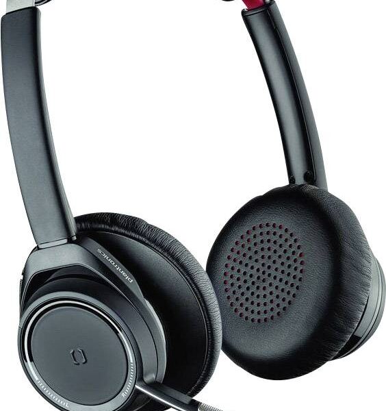 Telefónne headset Plantronics UC B825M, bezdrôtový, čierna