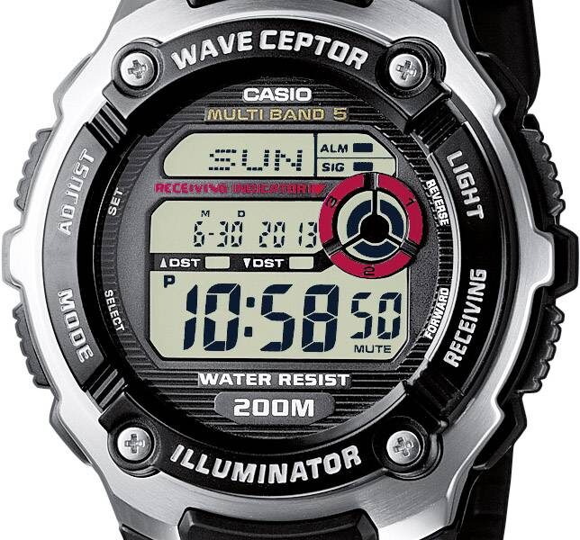 Náramkové hodinky Casio WV-200E-1AVEF, (d x š x v) 52.2 x 47.7 x 15.2 mm, strieborná