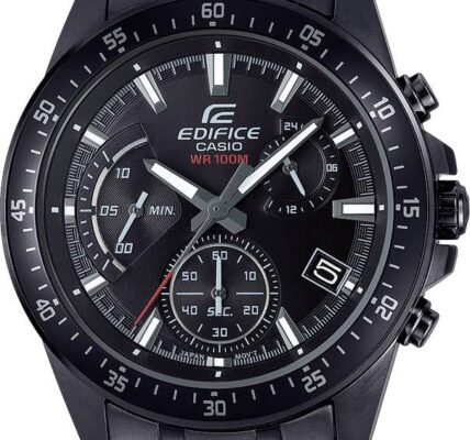 Náramkové hodinky Casio EFV-540DC-1AVUEF, (d x š x v) 48.5 x 43.8 x 12.1 mm, čierna