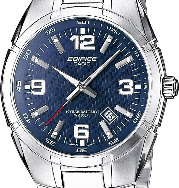 Náramkové hodinky Casio EF-125D-2AVEG, (d x š x v) 48.6 x 40 x 9.9 mm, strieborná