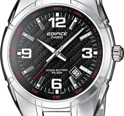 Náramkové hodinky Casio EF-125D-1AVEG, (d x š x v) 48.60 x 40 x 9.90 mm, strieborná