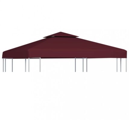 Náhradné dvojitá strecha na altánok 3 x 3 m Dekorhome Vínová