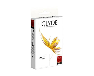 Glyde Glyde Vegánskej kondómy Maxi 10 ks
