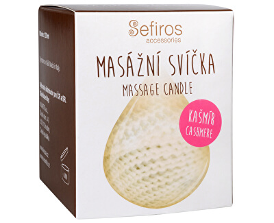 Sefiros Masážna sviečka Kašmír (Massage Candle) 120 ml