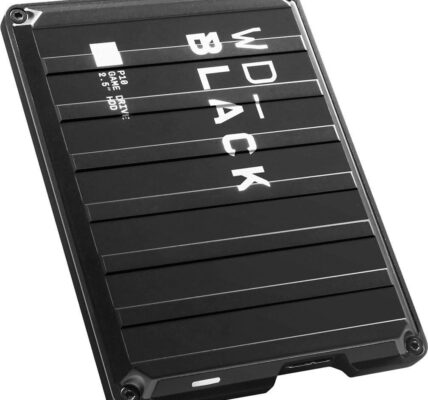 Externý pevný disk 6,35 cm (2,5″) WD Black P10 Game Drive, 4 TB, USB 3.2 (Gen 1×1), čierna