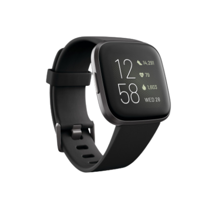 Fitbit Versa 2 (NFC) Chytré hodinky Black/Carbon