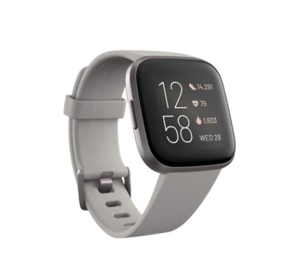 Fitbit Versa 2 (NFC) Chytré hodinky Stone/Mist Grey