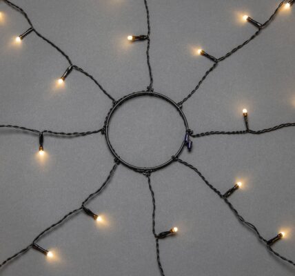 LED LED svetelný plášť na vianočný stromček Konstsmide vonkajšie 6396-820, cez napájací zdroj do zásuvky, N/A, 1060 cm