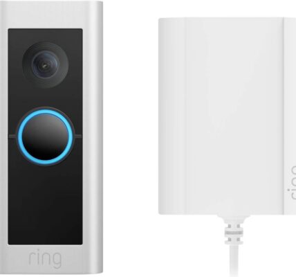 Wi-Fi domové IP / video telefón ring Video Doorbell Pro Plugin 2 8VRBPZ-0EU0, niklová (matná)