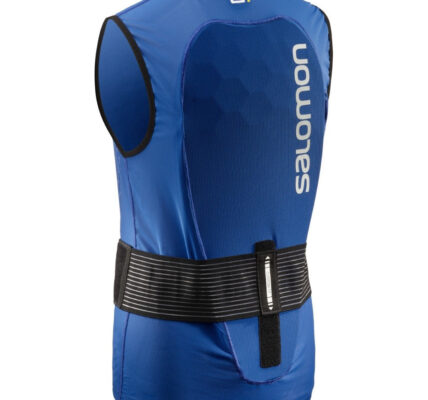 Salomon FLEXCELL Light Vest – modrá Veľkosť chrániče: L