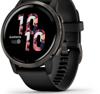 Smart hodinky Garmin Venu 2, čierna, bridlicová sivá