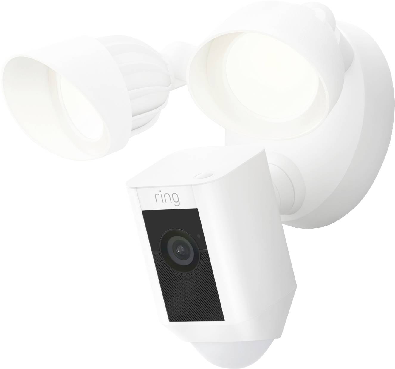 Bezpečnostná kamera ring Floodlight Cam Wired Plus White 8SF1P1-WEU0, Wi-Fi, 1920 x 1080 Pixel