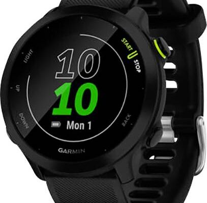 GPS hodinky pre bežcov Garmin Forerunner 55 GPS, EU, Black, čierna