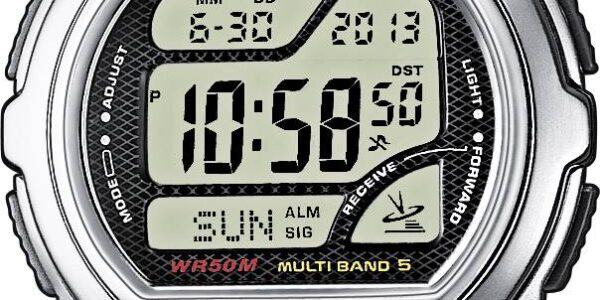 Náramkové hodinky Casio WV-58DE-1AVEG, (d x š x v) 53.4 x 43.7 x 12 mm, strieborná