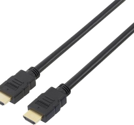 SpeaKa Professional HDMI prepojovací kábel 15.00 m SP-7870116 audio return channel, pozlátené kontakty čierna