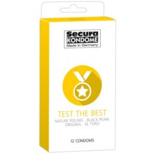 Secura  KONDOME Test the best kondómy pre mužov 12 ks
