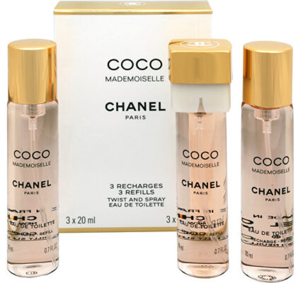 Chanel Coco Mademoiselle – EDT náplň (3 x 20 ml) 60 ml