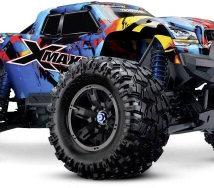 Traxxas X-Maxx 4×4 VXL RocknRoll modrá bezkefkový  RC model auta elektrický monster truck 4WD (4×4) RtR 2,4 GHz