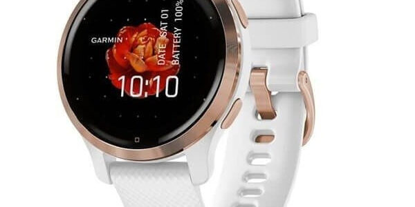 Smart hodinky Garmin Venu 2S, ružovo/zlaté