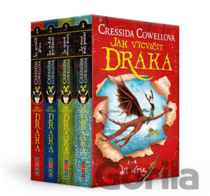 Jak vycvičit draka 1-4 díl (4 knihy) – Cressida Cowell