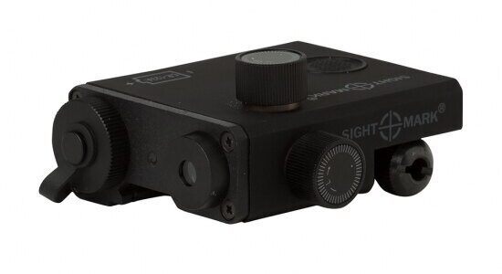 Laserový zameriavač LoPro Green designator Sightmark® – čierny
