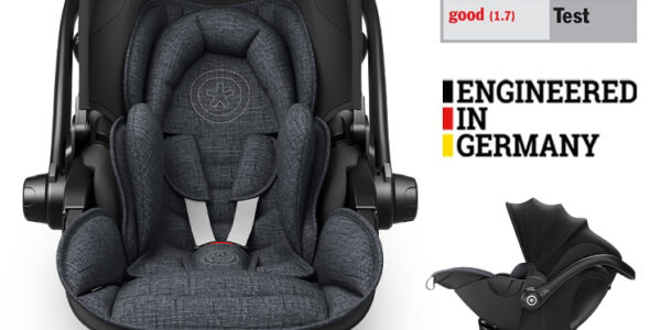 KIDDY Autosedačka Evoluna i-size 2 + Isofix základňa 40-83cm Iron Grey Melange BZP