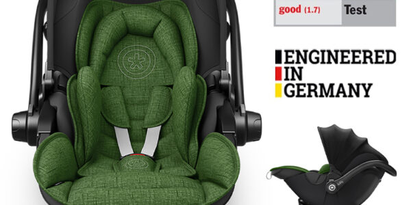 KIDDY Autosedačka Evoluna i-size 2 + Isofix základňa 40-83cm Cactus Green Melange BZP