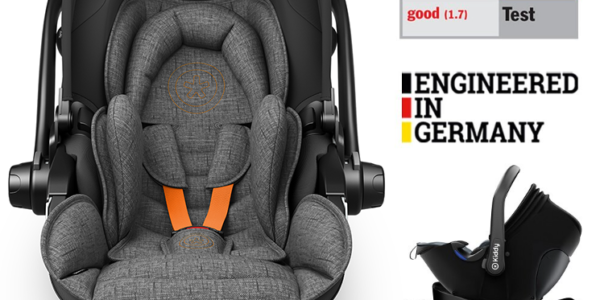 KIDDY Autosedačka Evoluna i-size 2 + Isofix základňa 40-83cm Grey Mel.-Safe Orange BZP