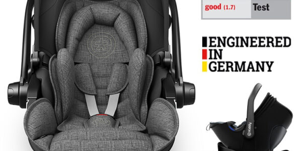 KIDDY Autosedačka Evoluna i-size 2 + Isofix základňa 40-83 cm Grey Melange Icy Grey