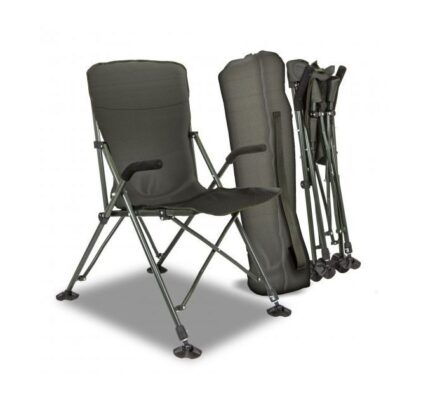 Solar kreslo undercover green foldable easy chair high