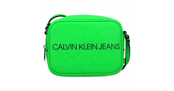 Dámska crossbody kabelka Calvin Klein Jeans Tamara – zelená