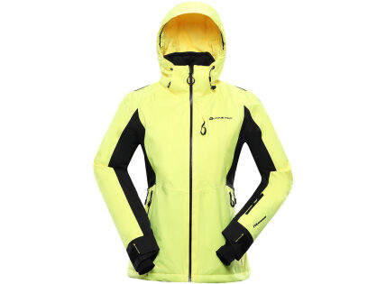 ALPINE PRO Gaesa Dámska lyžiarska bunda LJCY545 nano yellow XL