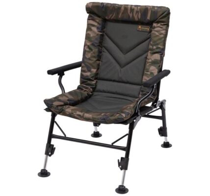 Prologic kreslo avenger comfort camo chair w/armrests covers