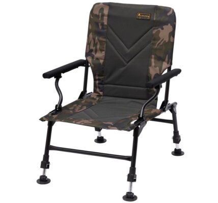 Prologic kreslo avenger relax camo chair w/armrests covers