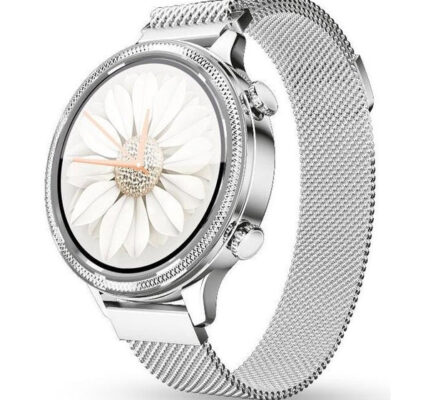 Dámske smart hodinky Aligator Watch Lady, 2 remienky,strieborná