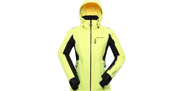 ALPINE PRO Gaesa Dámska lyžiarska bunda LJCY545 nano yellow XXL