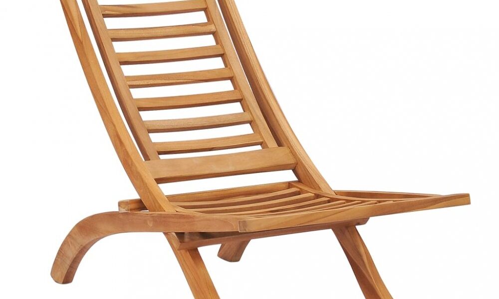 Skladacia záhradná stolička teakové drevo Dekorhome,Skladacia záhradná stolička teakové drevo Dekorhome