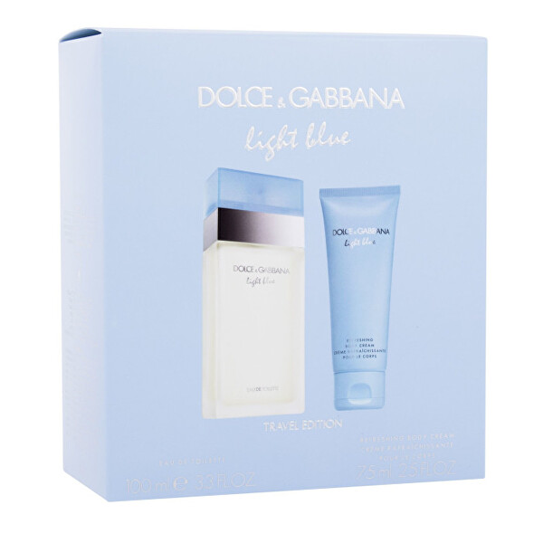 Dolce & Gabbana Light Blue – EDT 100 ml + telový krém 75 ml