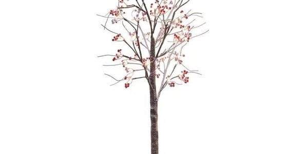 Vianočný svietiaci stromček s bobuľami Emos DCTW14, 120 cm