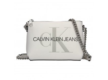 Dámska crossbody kabelka Calvin Klein Jeans Norra – biela