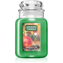 Country Candle Christmas Is Here vonná sviečka 680 g