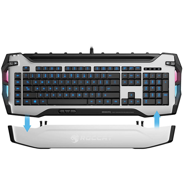 Herná klávesnica Roccat Skeltr RGB Gaming Keyboard, White ROC-12-231-WE