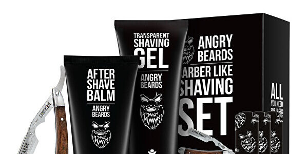 Angry Beards Set na holenie so shavettou Žižka