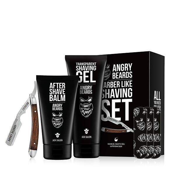 Angry Beards Set na holenie so shavettou Žižka