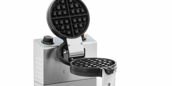 Gaufrier professionnel – rond – 4 petites gaufres – 1200 W – Royal Catering