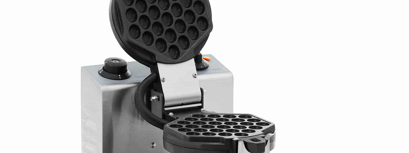 Gaufrier professionnel – Rond – 1 gaufre à bulles – 1200 W – Royal Catering