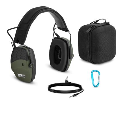 Gehörschutz mit Bluetooth – dynamische Außengeräuschregelung – Grün